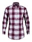 cheap Men&#039;s Shirts-JamesEarl Men&#039;s Shirt Collar Long Sleeve Shirt &amp; Blouse Red - DA202046901