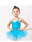 baratos Roupa Infantis de Dança-Roupas de Dança para Crianças Balé Treino Sem Manga Elastano