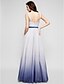 cheap Special Occasion Dresses-A-Line Straps Floor Length Chiffon Dress with Criss Cross by TS Couture®