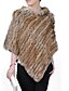 זול מעילי פרווה לנשים ומעילי פרווה-קולור בלוק וינטאג&#039; מעיל - בגדי ריקוד נשים