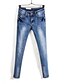 cheap Women&#039;s Pants-Women&#039;s Patchwork Blue Cotton Pant , Sexy / Casual
