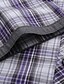 baratos Camisas para Homem-JamesEarl Masculino Colarinho de Camisa Manga Curta Shirt &amp; Blusa Roxa - DA102005018