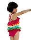 cheap Swimwear-3-5Y Nylon Kids Girls One Piece Swimsuit Rainbow Children Brand Little Girls Swimwear Summer