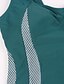 economico Costumi interi-Per donna Tinta unita Sportivo Monocolore All&#039;americana Verde Marrone chiaro Intero Costumi da bagno - Collage L XL XXL Verde / Push up / Senza bretelline / Imbottito