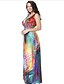cheap Women&#039;s Dresses-Plus Size / Beach Maxi Skater Dress - Floral Lace / Ruffle Deep V Spring Purple XXXXL XXXXXL XXXXXXL