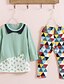 cheap Sets-Girls&#039; Cartoon Long Sleeve Long Cotton Clothing Set