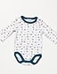 cheap Sets-Baby Girls&#039; Floral Long Sleeve Cotton Clothing Set Navy Blue