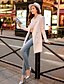 cheap Women&#039;s Blazers &amp; Jackets-DABUWAWA Women&#039;s  V-Neck Long Sleeve Double-breasted Solid Color Blue / White Work Bodycon Suits &amp; Blazers