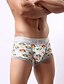 cheap Men&#039;s Briefs Underwear-The man comfortable breathable cotton stretch pants men&#039;s sexy animal stamp waist U convex flat pants