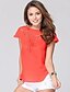 cheap Women&#039;s T-shirts-Women&#039;s Daily Plus Size T-shirt - Solid Colored Cut Out White / Summer
