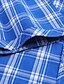 Недорогие Мужские рубашки-JamesEarl Мужчины Рубашечный воротник Короткие Рубашка и Блузка Коричневый - DA182029904
