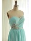 cheap Special Occasion Dresses-Ball Gown Sparkle &amp; Shine Dress Formal Evening Floor Length Sleeveless Sweetheart Chiffon with Criss Cross Beading 2023