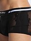 cheap Men&#039;s Briefs Underwear-Men&#039;s Polyester Solid Colored Black