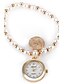 cheap Bracelet Watches-Women&#039;s Fashion Watch Bracelet Watch Quartz Silver / Gold Casual Watch Analog Pearls - Gold Silver