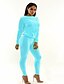 cheap Women&#039;s Jumpsuits &amp; Rompers-Women&#039;s Daily Black Green Light Blue Jumpsuit, Solid Colored M L XL Cotton Long Sleeve