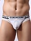 cheap Men&#039;s Exotic Underwear-Men&#039;s Sexy Briefs Underwear Solid Colored Black White Light Green M L XL