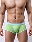 cheap Men&#039;s Briefs Underwear-Men&#039;s Boxer Briefs - Classic Style, Color Block Natural Light Blue Purple Light Green M L XL