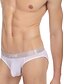 cheap Men&#039;s Briefs Underwear-Men&#039;s underwear silk nylon U convex bag design thin silky transparent sexy low rise pants