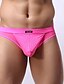 cheap Men&#039;s Briefs Underwear-Men&#039;s Solid Colored Black White Purple M L XL