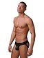 cheap Men&#039;s Briefs Underwear-Men&#039;s Solid Colored Black S M L