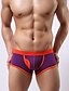 cheap Men&#039;s Briefs Underwear-Men&#039;s Boxer Briefs - Classic Style, Color Block Natural Light Blue Purple Light Green M L XL