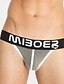 cheap Men&#039;s Briefs Underwear-Men&#039;s Briefs 1 PC Underwear Solid Colored Cotton Super Sexy White Black Gray M L XL