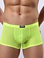 cheap Men&#039;s Briefs Underwear-Men&#039;s Super Sexy Boxer Briefs Solid Colored 1 Piece Black White Light Green M L XL