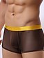 cheap Men&#039;s Briefs Underwear-Men&#039;s Mesh Solid Colored Brown Army Green M L XL