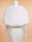 cheap Wraps &amp; Shawls-Sleeveless Capelets Faux Fur Wedding / Party Evening / Casual Wedding  Wraps With