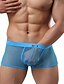 cheap Men&#039;s Briefs Underwear-Men&#039;s Mesh Solid Colored Black White Purple M L XL