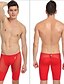 cheap Men&#039;s Briefs Underwear-Men&#039;s Mesh Patchwork Black White Orange M L XL