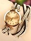 cheap Bracelet Watches-Women&#039;s Bracelet Watch Fashion Watch Quartz Casual Watch Leather Band Elegant Black White Red