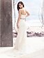 cheap Wedding Dresses-Wedding Dresses Mermaid / Trumpet Strapless Sleeveless Court Train Lace Bridal Gowns With Lace 2023