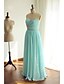 cheap Special Occasion Dresses-Ball Gown Sparkle &amp; Shine Dress Formal Evening Floor Length Sleeveless Sweetheart Chiffon with Criss Cross Beading 2023
