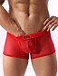 cheap Men&#039;s Briefs Underwear-Men&#039;s Mesh Solid Colored Black White Purple M L XL