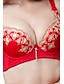 cheap Bras-Infanta® Women&#039;s Embrodiery Basic Bras Nylon / Spandex Red - B8057