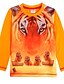 cheap Tees &amp; Shirts-Boy&#039;s Cartoon T shirt Long Sleeve Tiger Print Children Tees(Random Print)