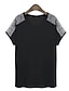 economico T-Shirt da donna-T-shirt Da donna Casual Taglie forti Estate,Collage Rotonda Poliestere Manica corta Sottile