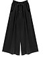 cheap Women&#039;s Pants-Women&#039;s Wide Leg Solid Black/Green/Yellow Wide Leg Pants,Vintage