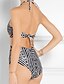 economico Bikini e costumi da bagno-Per donna All&#039;americana Florale / Boho Monokini A strisce / Senza bretelline / Imbottito