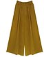 cheap Women&#039;s Pants-Women&#039;s Wide Leg Solid Black/Green/Yellow Wide Leg Pants,Vintage