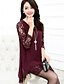 cheap Plus Size Dresses-Women&#039;s Simple Cotton Loose Dress - Solid Colored Mini / Lace