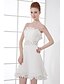 cheap Bridesmaid Dresses-A-Line Strapless Short / Mini Chiffon Bridesmaid Dress with Beading by LAN TING BRIDE®