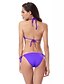 cheap Women&#039;s Swimwear &amp; Bikinis-Women&#039;s Solid Bikini Halter Neck Swimwear Swimsuit Bathing Suits - Solid Colored Dark Pink Yellow Fuchsia Blue Orange