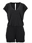 cheap Women&#039;s Jumpsuits &amp; Rompers-Women&#039;s Simple Batwing Sleeve Romper - Solid Colored V Neck / Summer