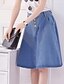 cheap Women&#039;s Skirts-Women&#039;s Cotton A Line Skirts - Solid Colored