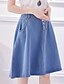 cheap Women&#039;s Skirts-Women&#039;s Cotton A Line Skirts - Solid Colored