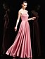 cheap Evening Dresses-Ball Gown Elegant Formal Evening Dress Strapless Sleeveless Floor Length Satin with Pleats 2020