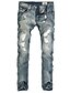 זול מכנסי גברים-מכנסיים בגדי ריקוד גברים כותנה מידות גדולות ישר / ג&#039;ינסים - רזה אחיד יום יומי ripped / סוף שבוע