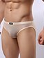 cheap Men&#039;s Briefs Underwear-Men&#039;s Mesh Super Sexy Boxer Briefs Solid Colored 1box